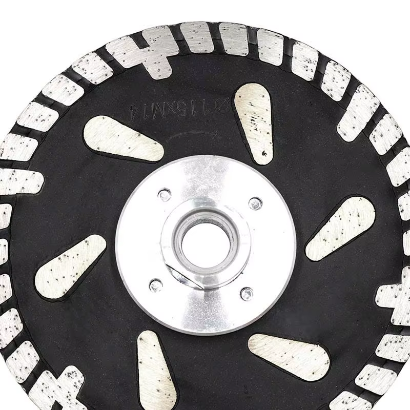 Industrial Turbo Rim Diamond Blade with M14 Flange (Flush Cut) – OEM Detail 1