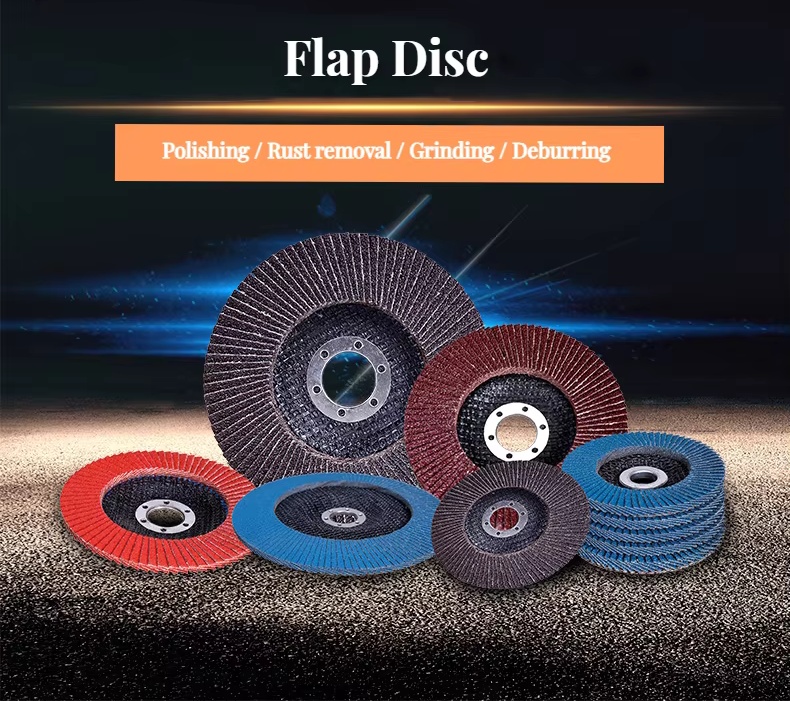 Industrial 4" Calcined Aluminum Oxide Flap Disc (Metal/INOX) – OEM Detail 1