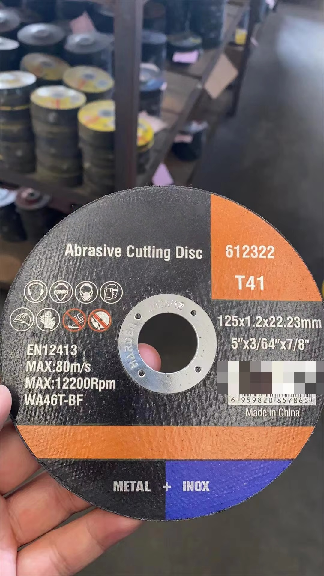 Industrial 3" (76mm) Resin Cut-Off Wheel for Mini Grinders – OEM Detail 3