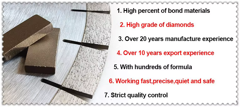 Industrial Turbo Segmented Diamond Blade for Concrete (5"-14") – OEM Detail 2