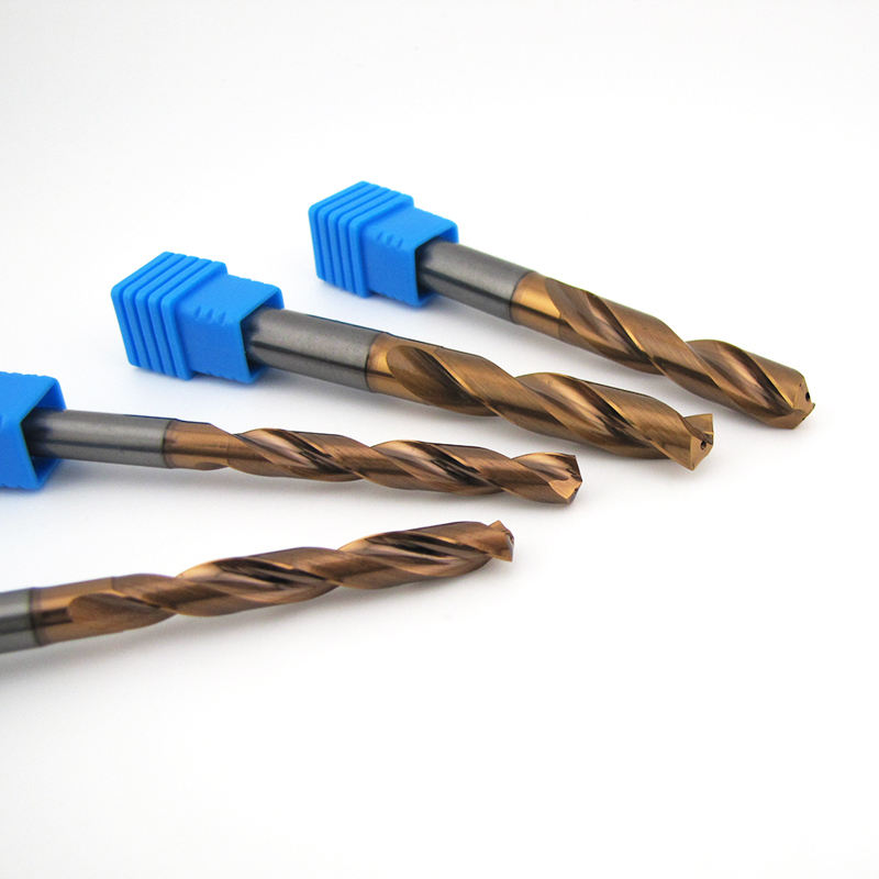 Industrial 3D/5D Solid Carbide Coolant-Through Drill Bit (HRC60, 140° Point)