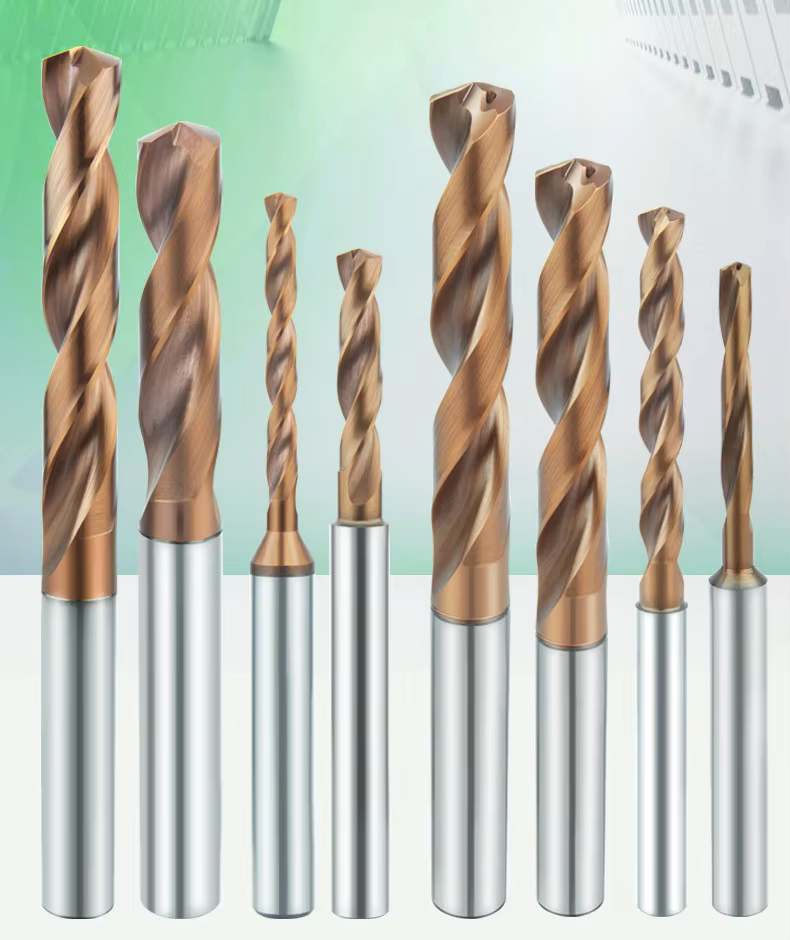 Industrial 3D/5D Solid Carbide Coolant-Through Drill Bit (HRC60, 140° Point) Detail 1
