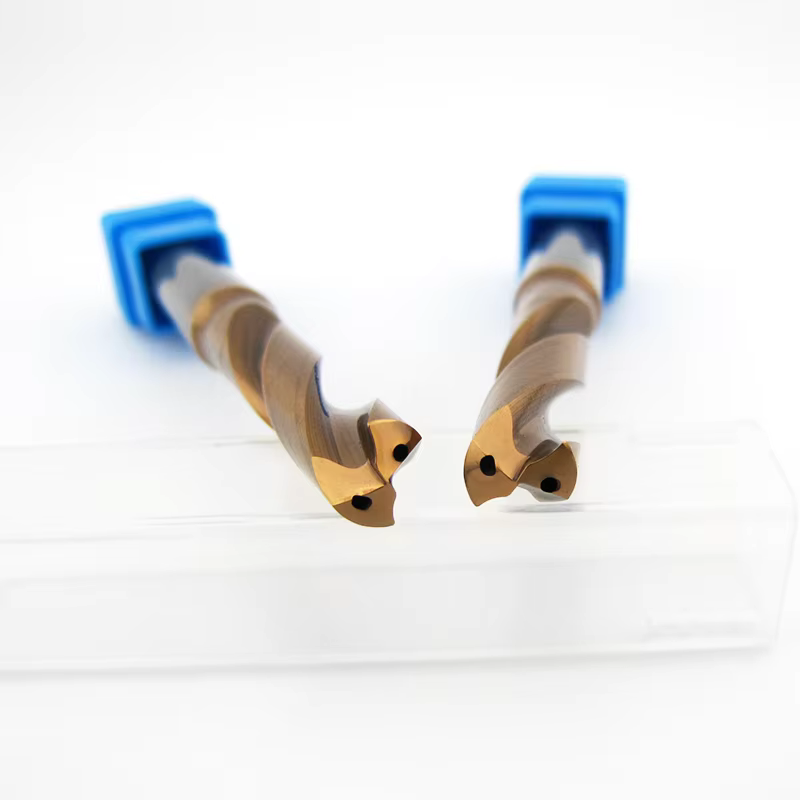 Industrial 3D/5D Solid Carbide Coolant-Through Drill Bit (HRC60, 140° Point) Detail 2