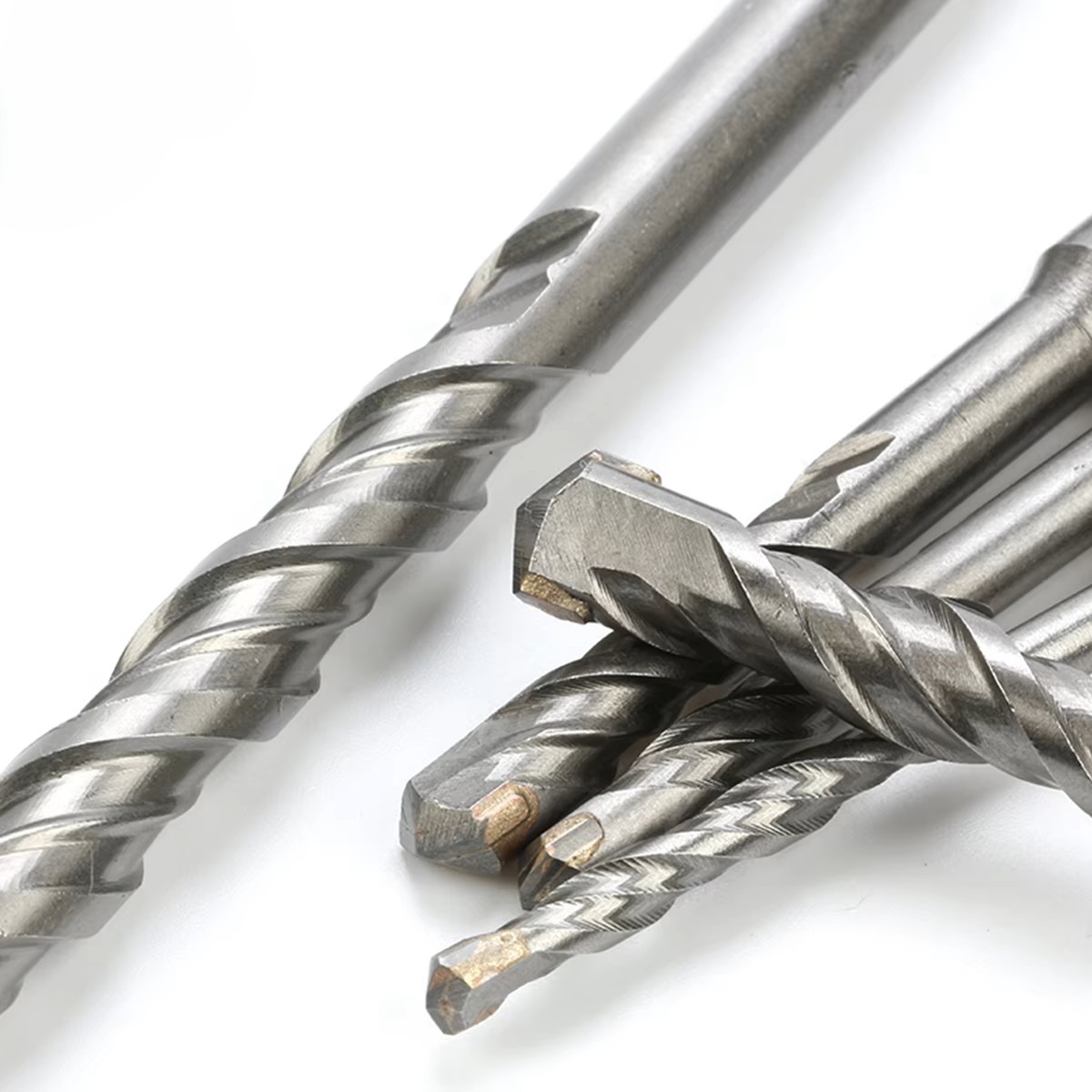 Customizable SDS Max Drill Bit SDS Plus Drill Bit Set Flat/Cross Tip Carbide Masonry Drill Bit with Single/Double Flute Detail 2