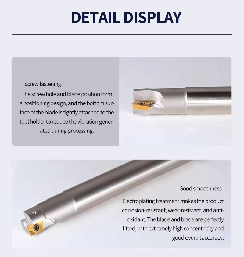 Industrial BAP300R Indexable Shoulder Milling Cutter Body (For APMT1135) – OEM Detail 8