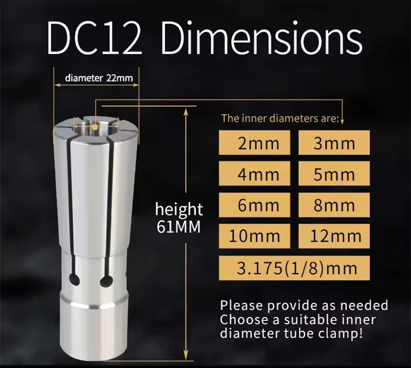 High-Precision DC Series Spring Collet for Drawback Chucks – OEM Detail 4