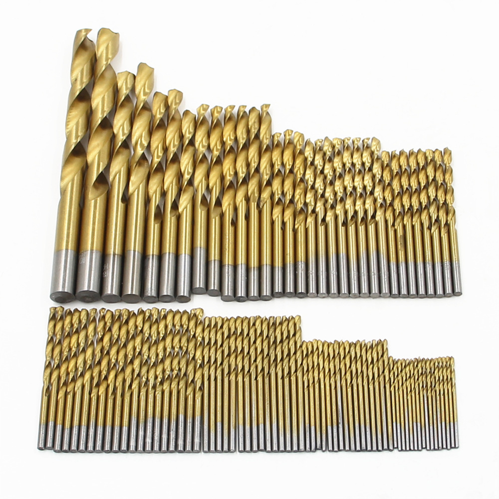 Industrial 99-Piece Titanium HSS Drill Bit Master Set (Metal Case) – OEM Detail 3