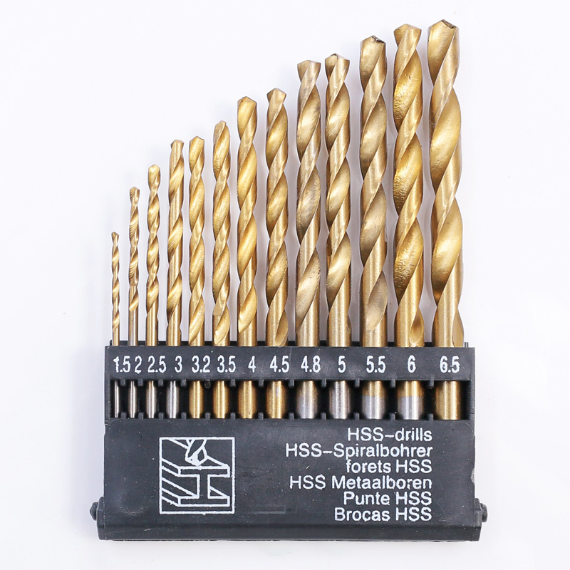 Industrial 13-Piece M35 Cobalt Twist Drill Bit Set for Stainless Steel Detail 3