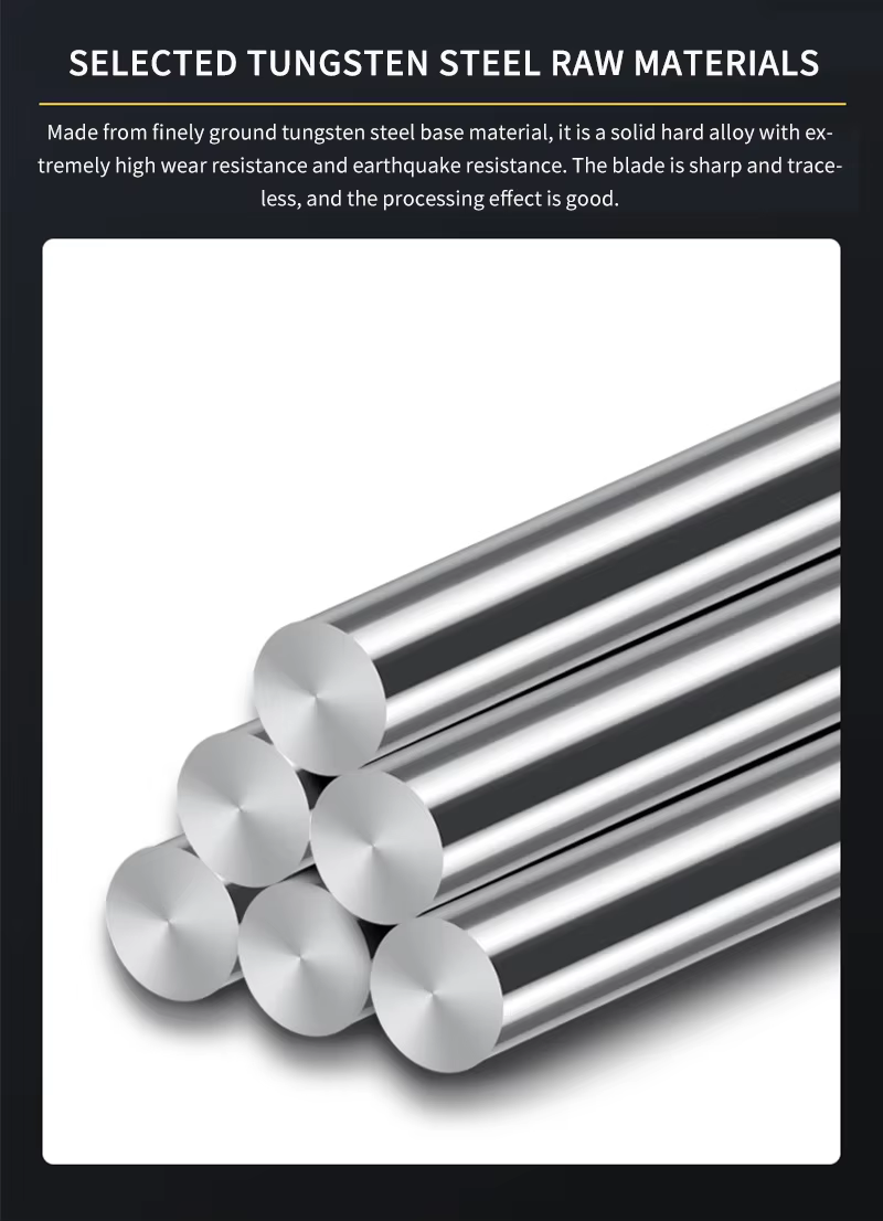 Industrial 3-Flute Solid Carbide Taper Flat End Mill (HRC60-70) – OEM Detail 5