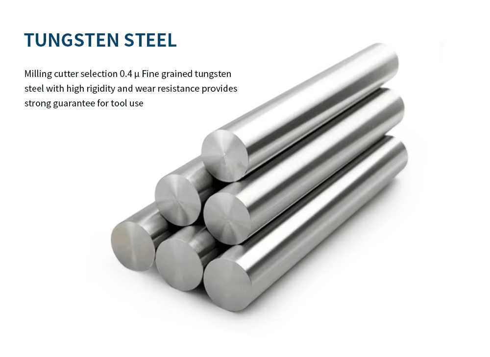 Industrial HRC55 Solid Carbide Ball Nose End Mill (Nano Coated) – OEM Sizes Detail 5