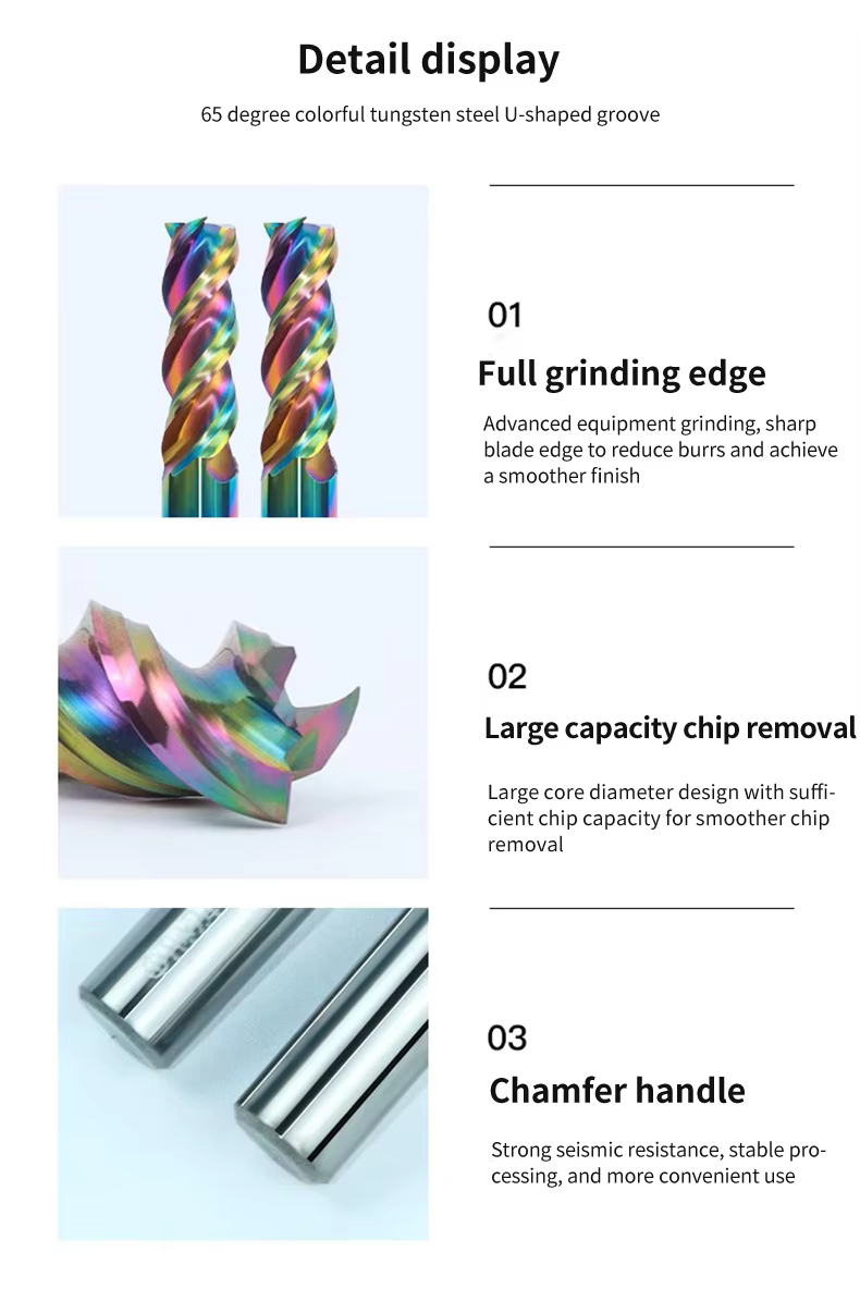 Industrial 3-Flute Solid Carbide Aluminum End Mill (DLC Coated) – OEM Detail 9