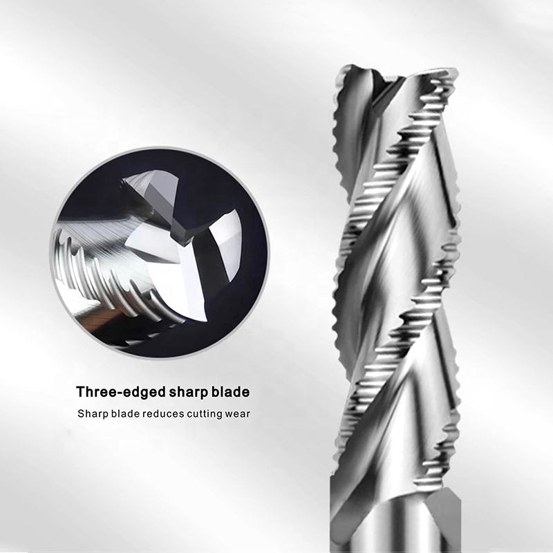 Industrial 3-Flute Solid Carbide Aluminum Roughing End Mill – OEM Detail 3