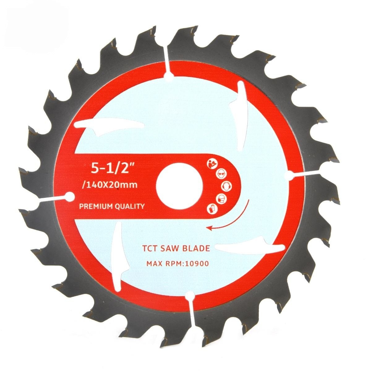 Industrial 5.5" TCT Circular Saw Blade (24T, Fast Rip Cut) – OEM