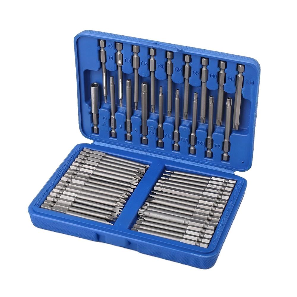 Industrial 50-Piece Extra Long Security Bit Set (75mm) – OEM