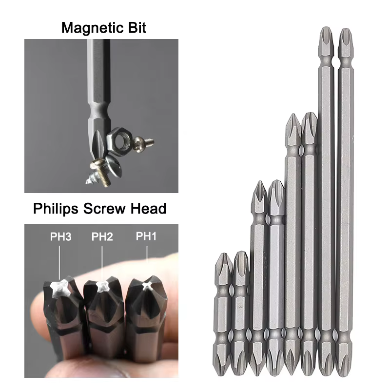 Industrial S2 Double-Ended Power Bit Matrix (Custom Profiles, 50-300mm) Detail 1