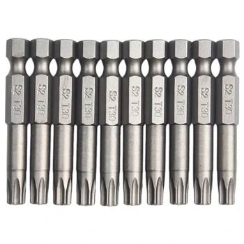 Industrial Round Shank Torx Power Bit Set (S2 Steel, 4mm/5mm) – OEM