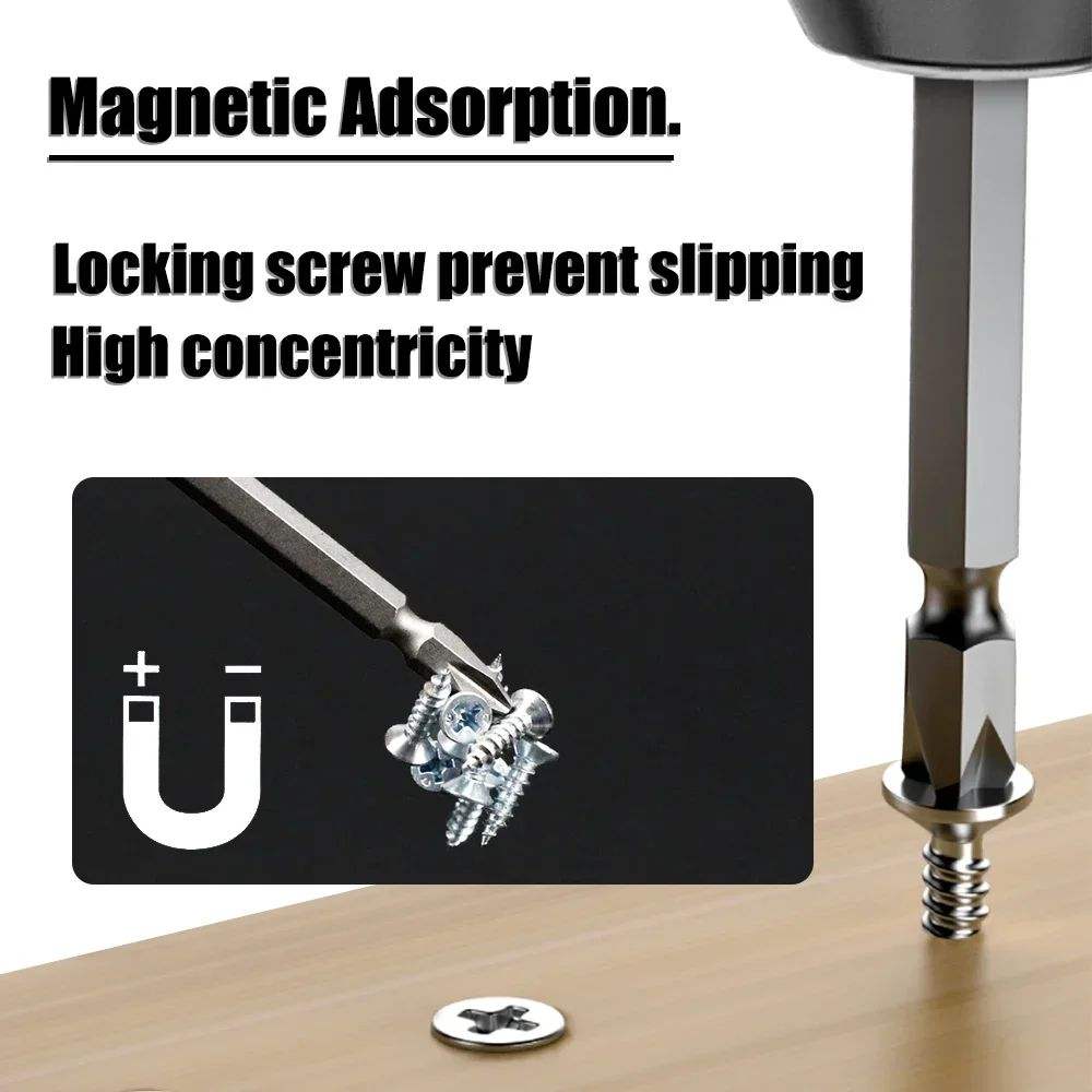 Industrial S2 Double-Ended Phillips Power Bit (PH2, 65-200mm) – OEM Detail 2