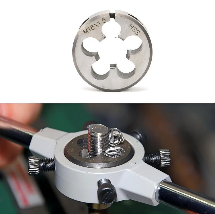 M16 X 1.5 Industrial HSS Adjustable Round Threading Die (Metric) – OEM Sizes Detail 1
