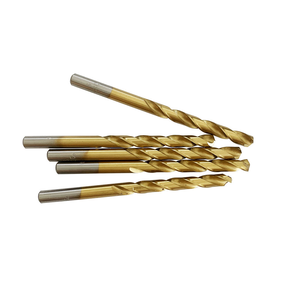 Industrial Titanium Coated HSS Twist Drill Bits (DIN338, Metric Sizes) – OEM Detail 1